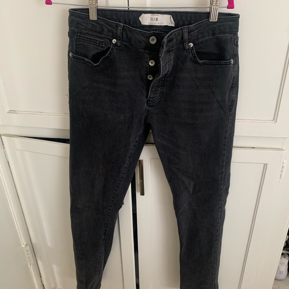 Topman Black Skinny Jeans